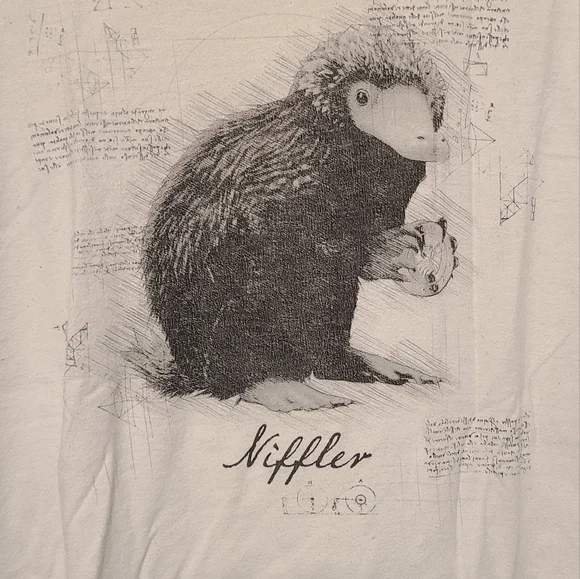 Harry Potter Niffler Tshirt - Picture 2 of 3